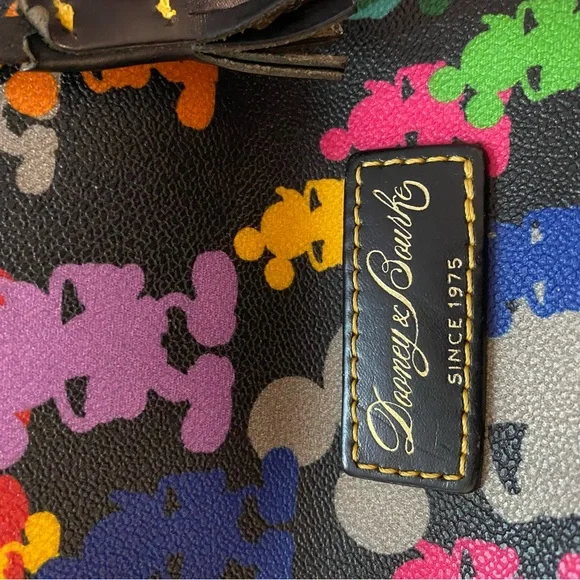 ADORABLE Dooney & Bourke Multicolor Mickey Mouse Tote - Picture 7 of 14